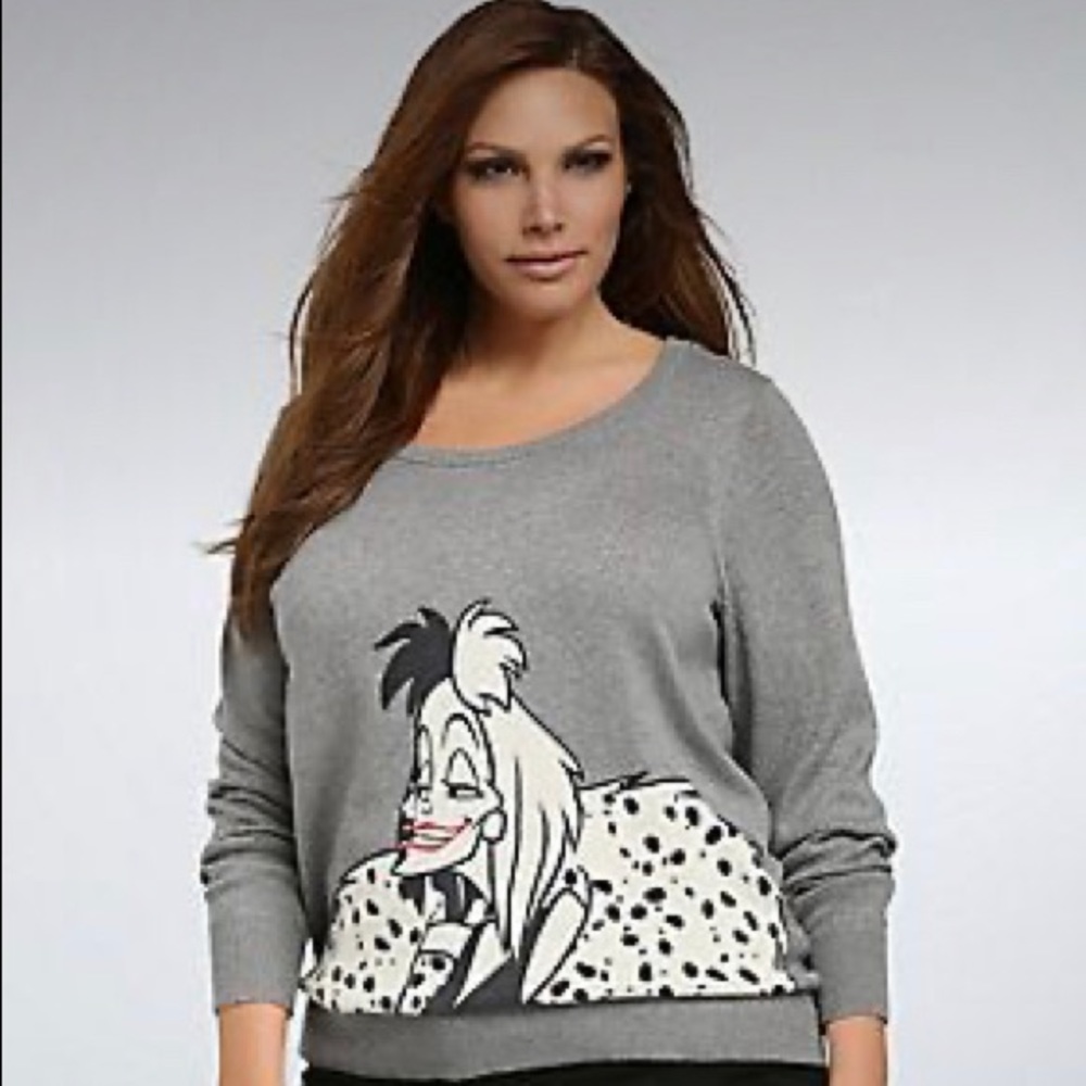 Disney Villains Cruella de Ville Sweater Size 3.